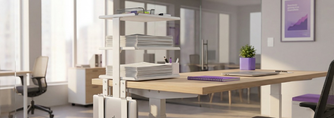 Uchwyty i organizery na biurko Spacetronik